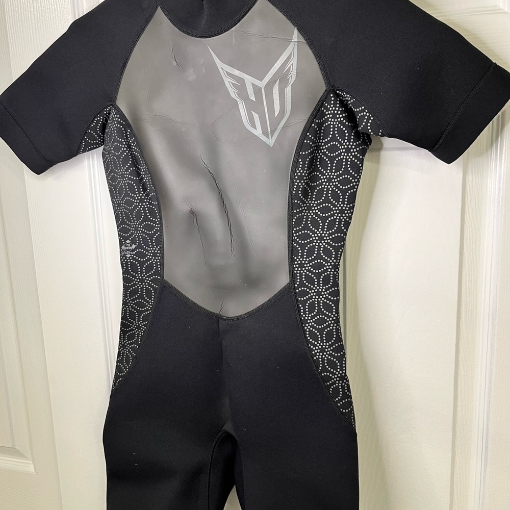 HO Sports Womens Wetsuit Size 6 Shorty Black Swim Surf Neoprene